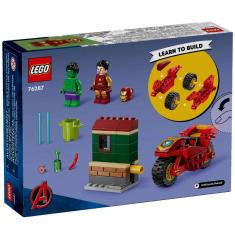 LEGO Marvel - Homem de Ferro com Bicicleta e o Hulk - 76287