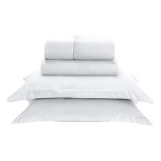 Jogo de Lençol Basic Aba Americana Percal 300 fios Queen 4 Peças - Iv 