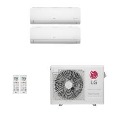 Ar-Condicionado Multi Split Inverter LG 21.000 (2x Evap HW 12.000) Quente/Frio 220V