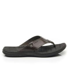 Chinelo Pegada 131281 Couro Cravo