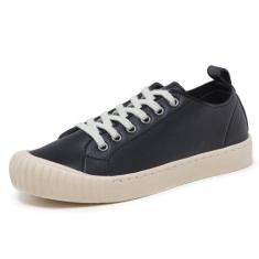 Tenis Casual Flatform Feminino Com Cadarço Palmilha EVA Macia Basico C