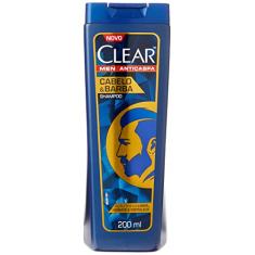 Clear Shampoo Men Cabelo E Barba 200Ml