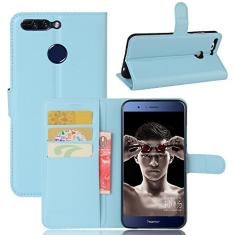 Capa para Huawei Honor V9 Carteira de Couro Flip Capa para Huawei Honor V9 Capa de Proteção de Telefone Capa com Design Simplificado
