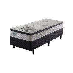 Cama Box com Colchão Solteiro Americano Ecoflex Smart Verticoil - 096x203