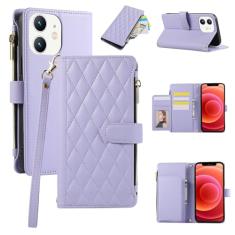 Capa carteira para iPhone 11, capa de couro para celular com 6 compartimentos para cartão e 1 compartimento para dinheiro e 1 bolsa com zíper, fivela magnética à prova de choque com corda de mão e