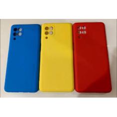 Capinha De Silicone Aveludada M32 - capinhas on, Amarelo