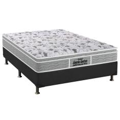 Cama Box Casal: Colchão Espuma Probel D45/Ep Guarda Costas Próextreme Plus + Base Gray(138X188)