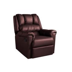 Poltrona Reclinável p/ Sala Vermont Classic Zero Wall Giro e Balanço Courano Marrom - Probel