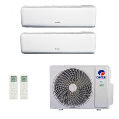Ar-Condicionado Multi Split Inverter R-32 Gree 18.000 (1x Evap HW 9.000 + 1x Evap HW 12.000) Quente/Frio 220V