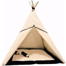 Barraca Infantil+Tapete Acolchoado Azul Marinho 135X90X90