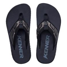 Sandália Kenner Kivah Full Force Masculina Preto/Grafite-Masculino
