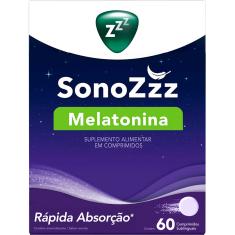 SonoZzz Melatonina 60 comprimidos Vick 60 Comprimidos Sublinguais