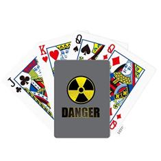 OFFbb-USA Logotipo Radioactive Substances Warning Poker Baralho Tabuleiro