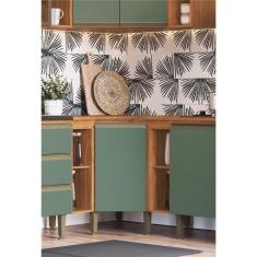 Balcão de Canto 1 Porta Greta FREIJÓ/OLIVA