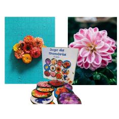 Super jogo da memória cognitivo lindas flores 12 pares em