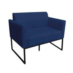 Namoradeira Marisa Suede Preto Azul Marinho