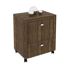 Armário para Home Office ME4112 com Rodízios Nogal - Tecno Mobili, Nog