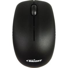 Mouse Óptico Sem Fio Malasia Preto - Bright