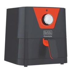 Mini Fritadeira Elétrica Airfryer Blackdecker Afm2 1,5 Litro, Cinza e 