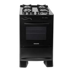 Fogão Suggar Neo Glass 4 Queimadores Preto Bivolt FGVNG410PT