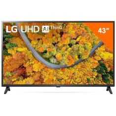 Smart Tv Lg 43" 4K, Ultra Hd Led 43Up7500p, Thinq Ai, Wi-Fi Integrado