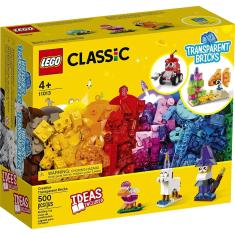 Lego Classic 11013 - Blocos Transparentes Criativos - 500 Peças