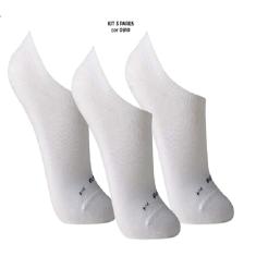 Kit 9 Pares Meias Invisível Para Tênis Feminino Lupo 3270