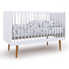 Berço Americano  Branco Brilho Batrol Branco