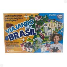 Jogo de Tabuleiro Viajando Pelo Brasil 12191 - Toia Brinquedos