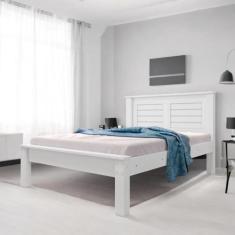 Cama Casal Confortável e Moderna Milena Branca - Framar