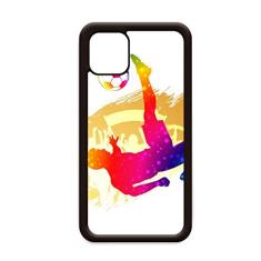 Capa Cheered Football Player Bicycle Kick para iPhone 12 Pro Max para Apple Mini Mobile Case