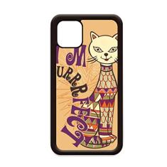 I'm Perfect Slogan Colorful Cat Animal para iPhone 11 Pro Max Capa para Apple Mobile Case