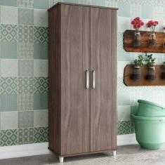 Armário Alto Multiuso 2 Portas 4 Prateleiras - Móveis Percasa