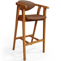 Banqueta Alta Para Cozinha Bancada Bar Sala de Jantar Fixa Cecília L02