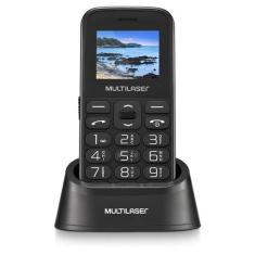 Celular Vita Com Base Preto Tela 1.8 2G Multilaser P9121