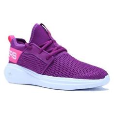 Tênis Skechers Go Run Fast-Valor Feminino 35  Cinza e Rosa-Feminino