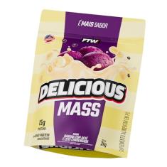 Delicious Mass Hipercalórico Refil 3kg Sabor Banana com Açaí e Leite Condensado - FTW