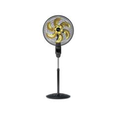 Ventilador de Coluna 40cm Chronos Pr/dr 127v Mallory Preto/Dourado