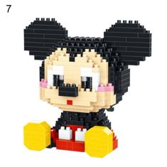 Mini Building Blocks Cartoon Dom Ideal Carrinho de Brinquedo Educacional
