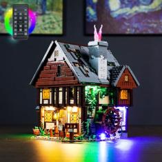 Hilighting Kit de Luz Upgraded para Lego Disney Hocus Pocus: A Casa das Irmãs Sanderson, Compatível com Lego 21341 (Modelo Não Incluído)