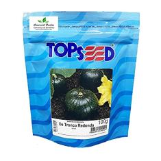 Sementes de Abobrinha de Tronco Redonda Verde Pcte C/ 100 Gramas