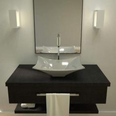 Cuba de Apoio para Banheiro L38 Lux Retangular Folha Compace