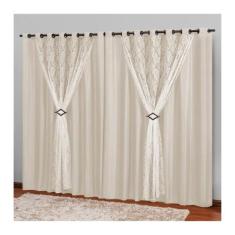 Cortina de Renda em Oferta 3,00x2,50 Tecido Grande Marrocos - EMPÓRIO 