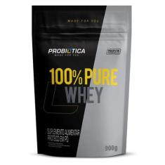 Suplemento Em Pó Concentrado 100% Pure Whey Proteínas Refil 900G - Pro