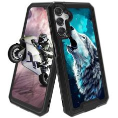 Capa para Samsung Galaxy S23 FE, Galaxy S23 FE 5G, capa híbrida de camada dupla, PC rígido e silicone macio, resistente, à prova de choque, capa protetora para Samsung S23 FE 5G 6,4 polegadas 2023,