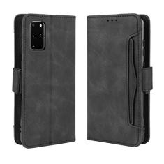 Capa com compartimento para cartão para Samsung Galaxy S20 Plus 5G, capa flip carteira com suporte de couro para Samsung Galaxy S20 Plus 5G, capa magnética retrô para celular, capa carteira com
