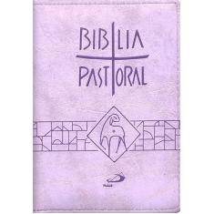 Bíblia Pastoral - Média - Zíper: Lilás