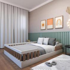 Cama Infantil Montessoriana Casal Sol - Bramov Móveis