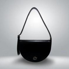 Bolsa Baguete Tropix com Fechamento de Ímã, Fivela e Bolso Interno - C