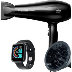 Secador De Cabelo Gama Italy 2100w Ions Ar Quente Frio Profissional Mo
